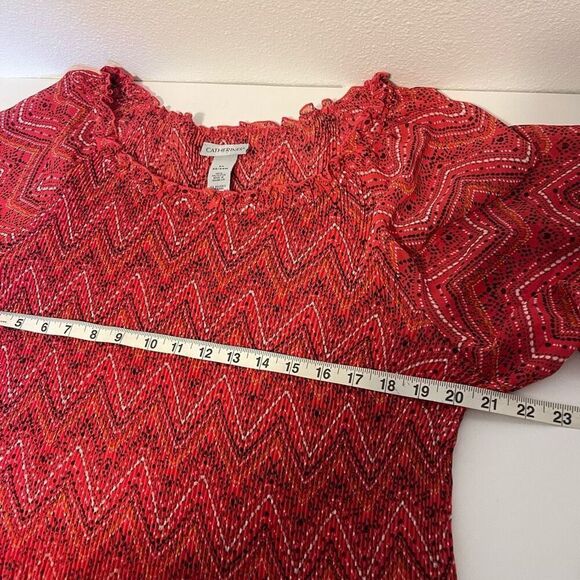 Catherine’s Chevron Printed Blouse Size 2X - Picture 8 of 8